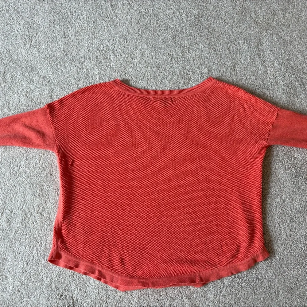 Banana Republic peachy orange sweater size S Women’s - Picture 8 of 11